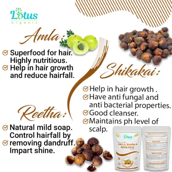 Amla Reetha & Shikakai Powder - Image 6