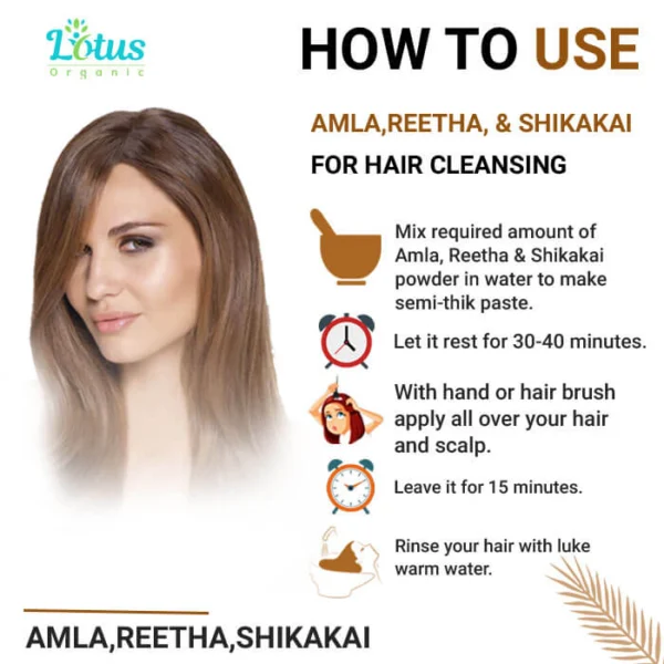 Amla Reetha & Shikakai Powder - Image 4