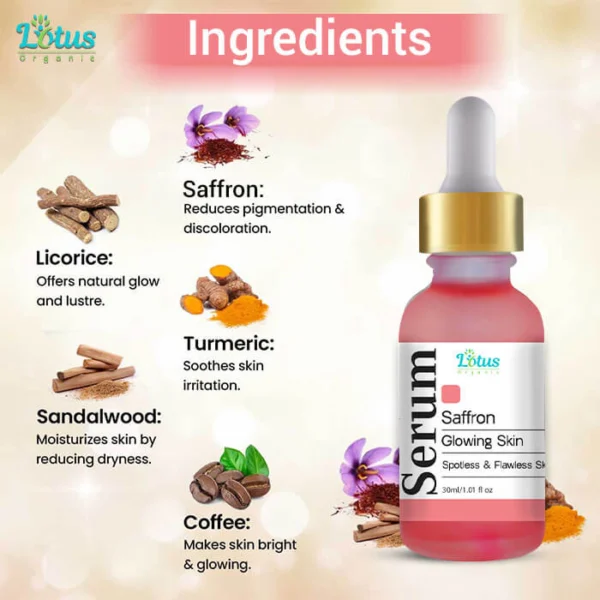 Saffron Face Glowing Serum - Image 2