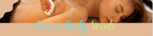 Brown Orange Simple Minimalist Body Scrub Banner Landscape