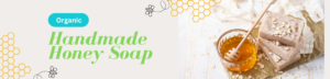 Brown Simple Photo Handmade Honey Soap Etsy Cover Photo